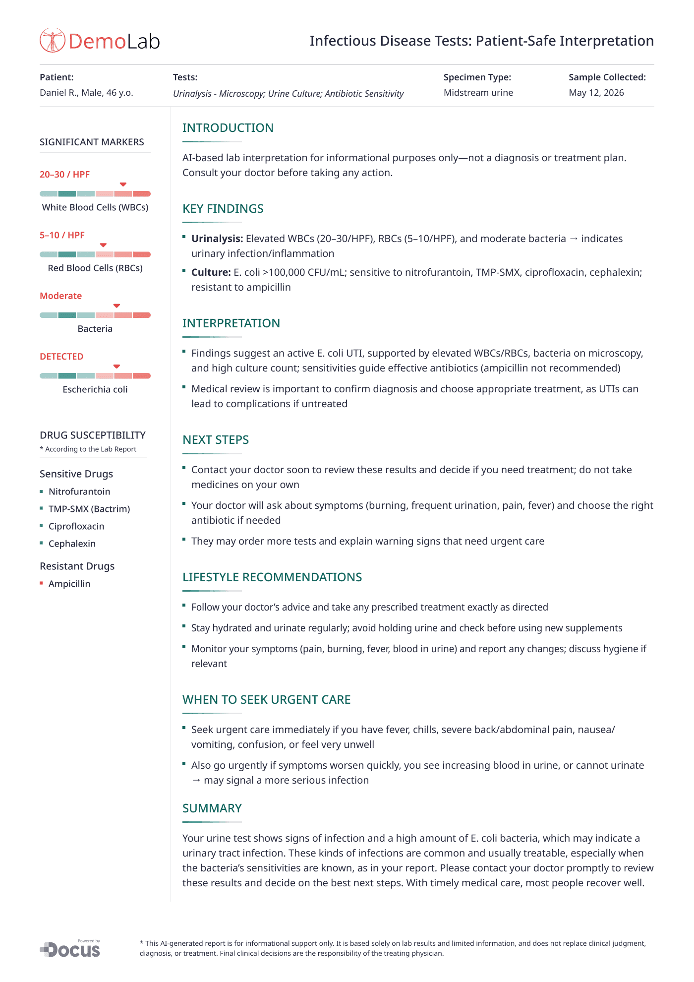 Infectious Disease Tests